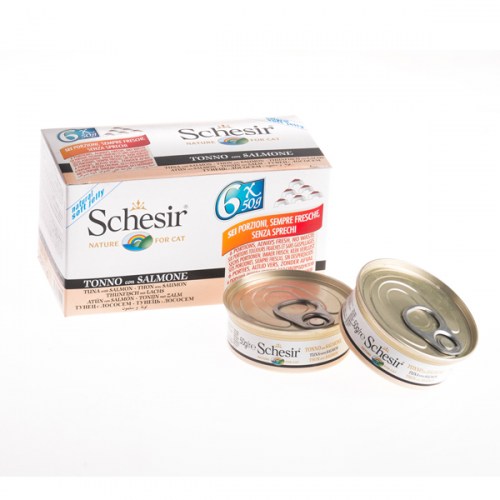 Schesir Multipack Cat Tuna i Losos 6x50g